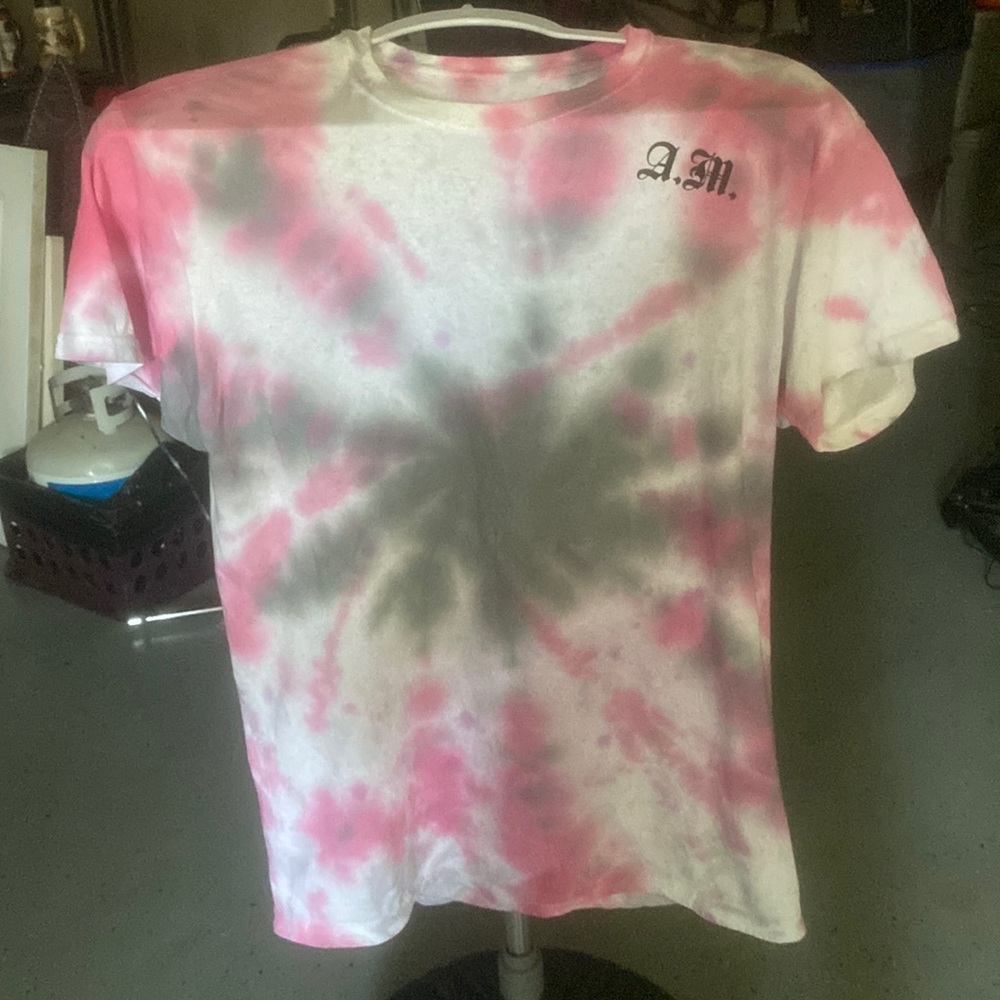 A.M. Heat medium custom tiedye shirt